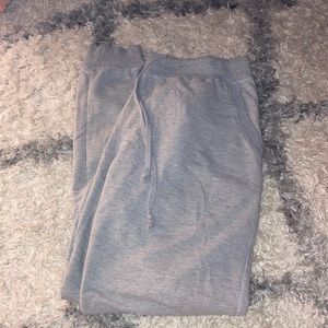 gray sweatpants , size L very soft